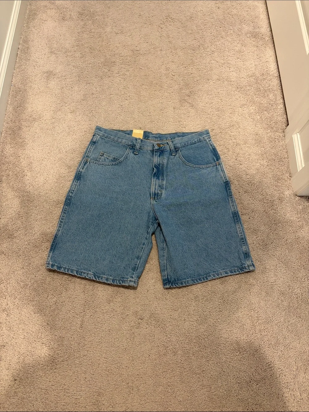 Wrangler Light Blue Denim Jean Shorts